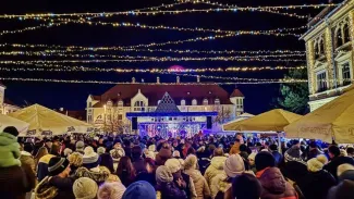 Keszthelyi Szilveszter a Balaton partján